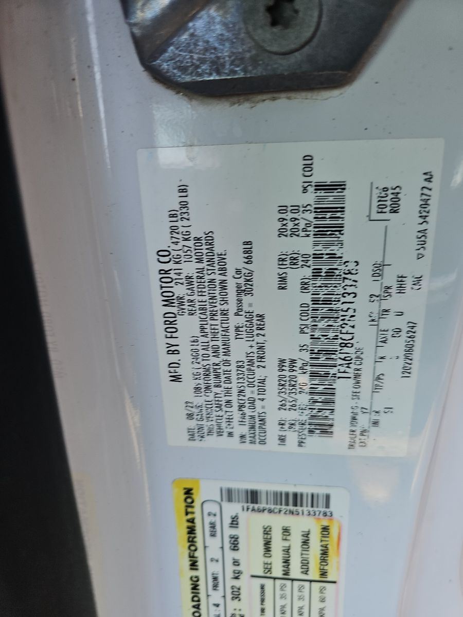 2022 Ford Mustang GT Premium RWD