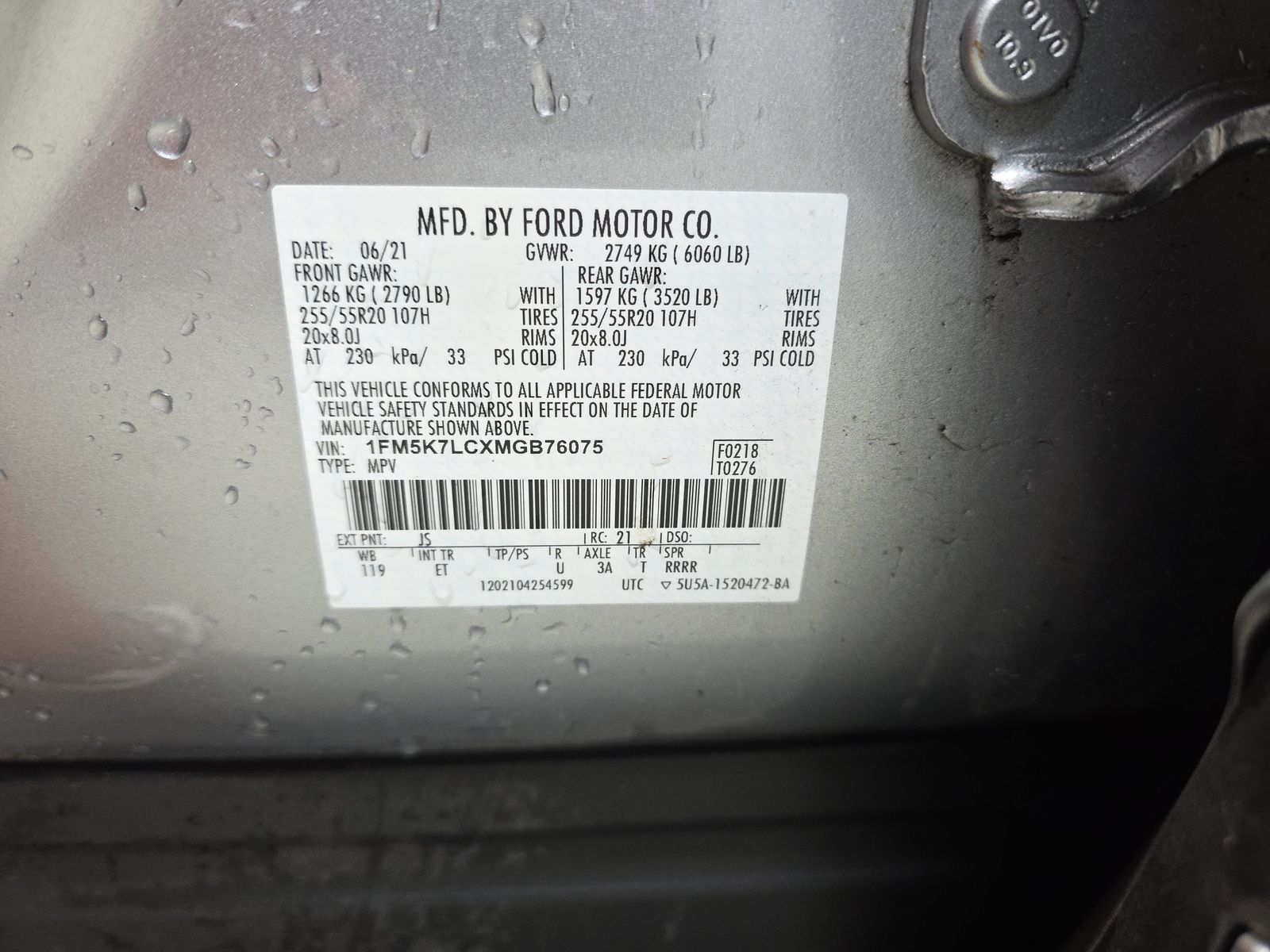 2021 Ford Explorer King Ranch RWD