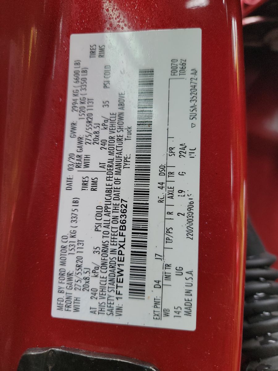 2020 Ford F-150 XLT AWD