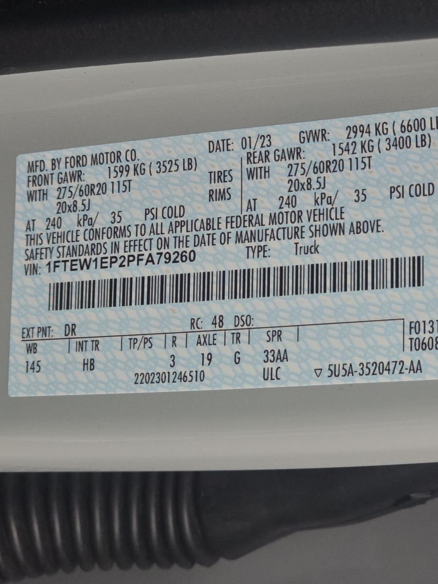 2023 Ford F-150 Lariat AWD