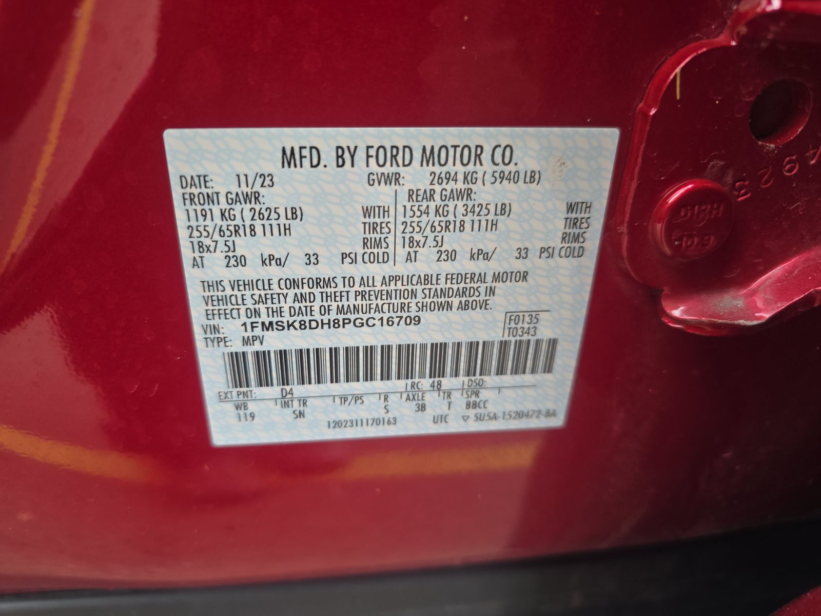 2023 Ford Explorer XLT AWD