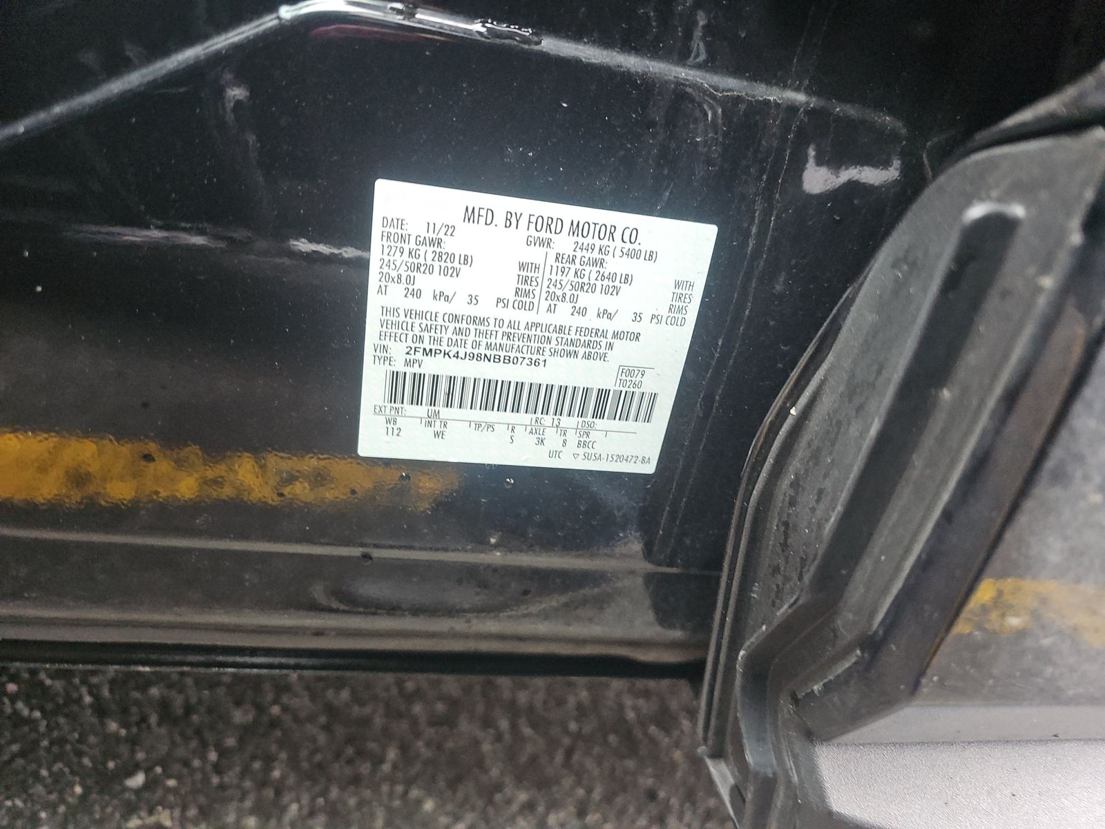 2022 Ford Edge ST-Line AWD