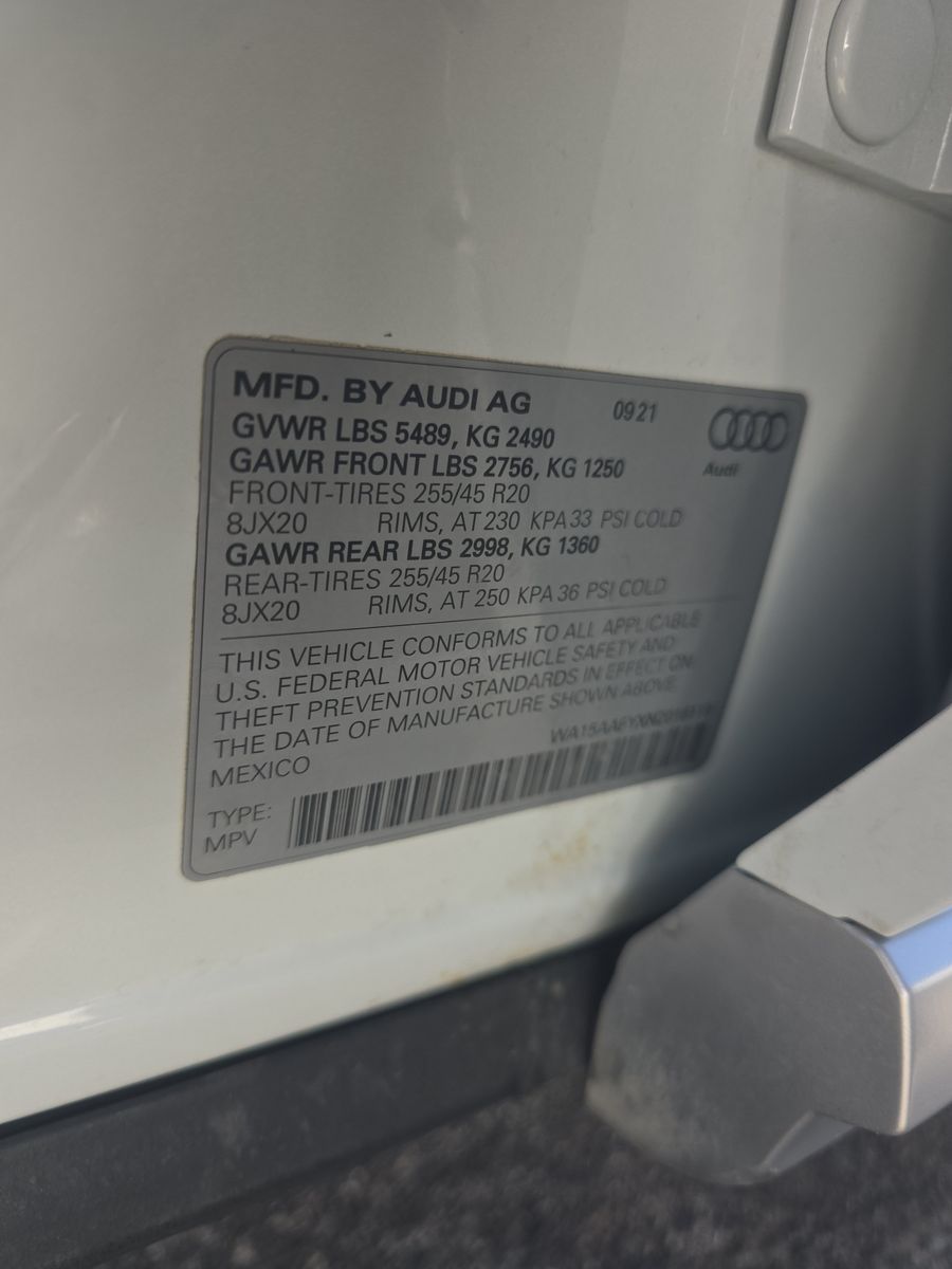 2022 Audi Q5 S line Premium Plus AWD