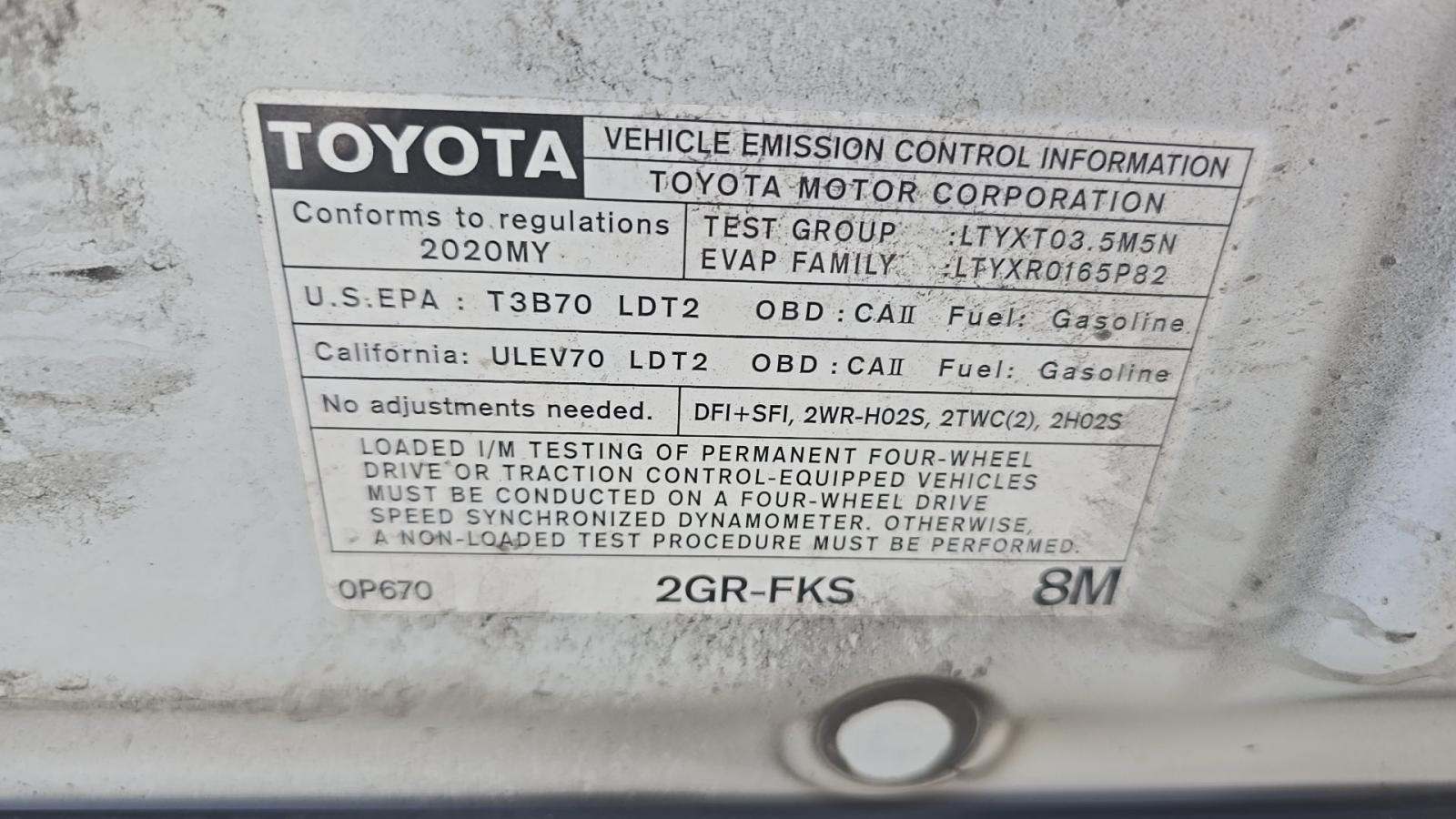 2020 Toyota Tacoma SR RWD