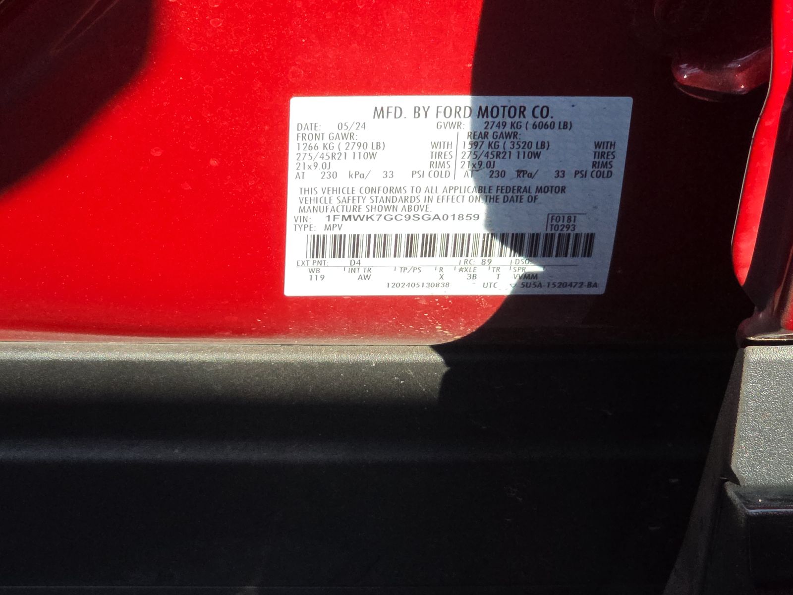 2025 Ford Explorer ST FWD