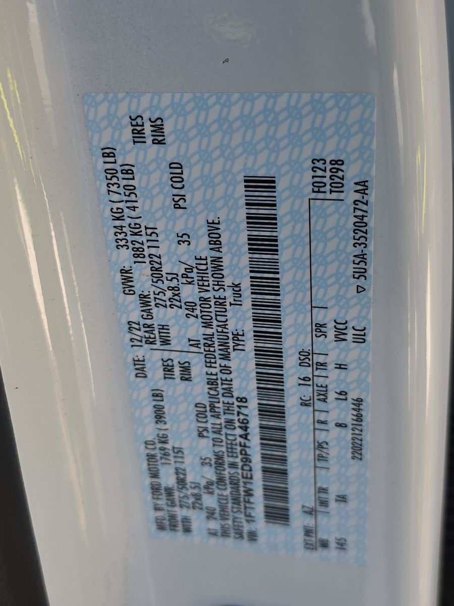 2023 Ford F-150 Hybrid Limited AWD