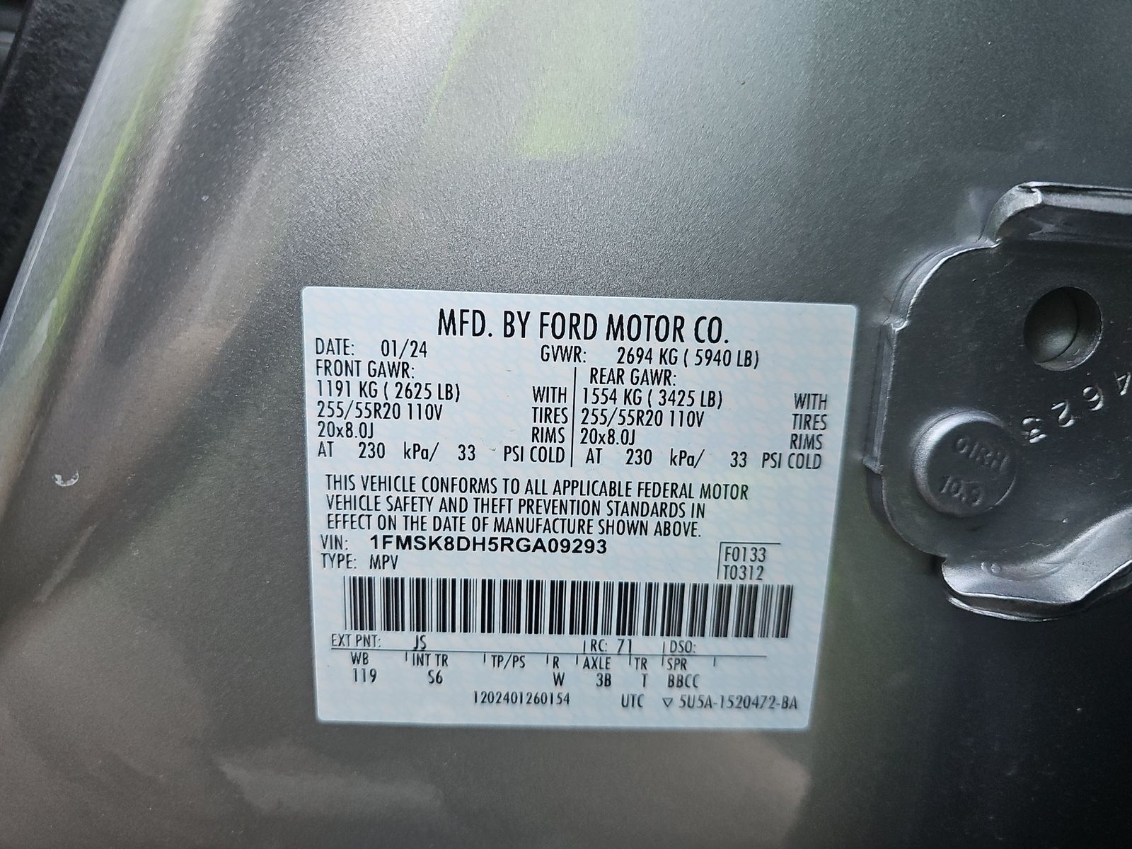 2024 Ford Explorer XLT AWD