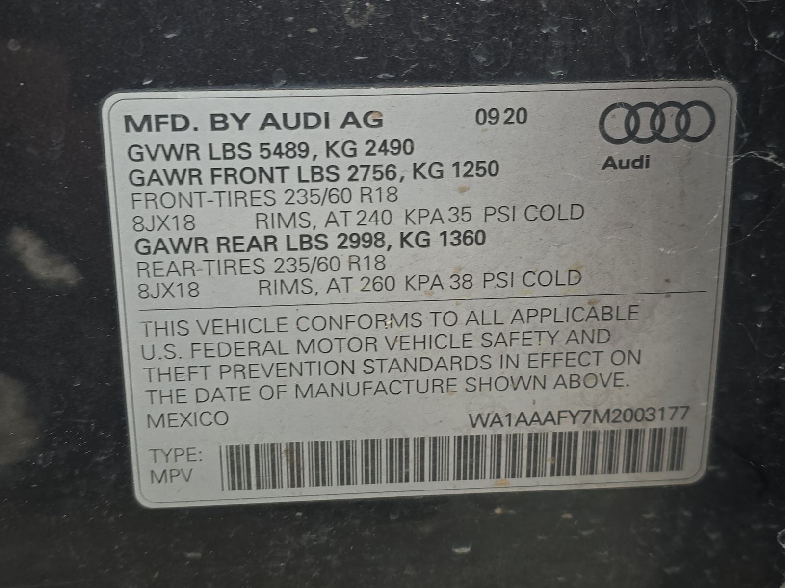 2021 Audi Q5 Premium AWD