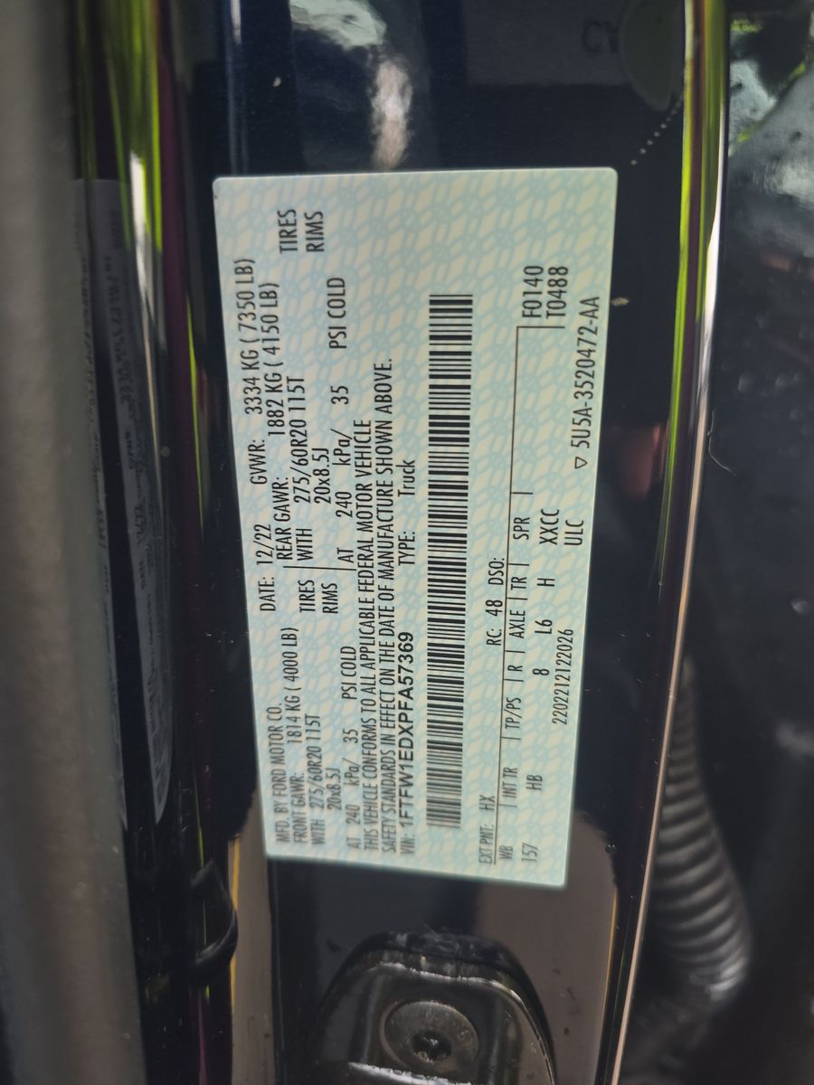 2023 Ford F-150 Hybrid Lariat AWD