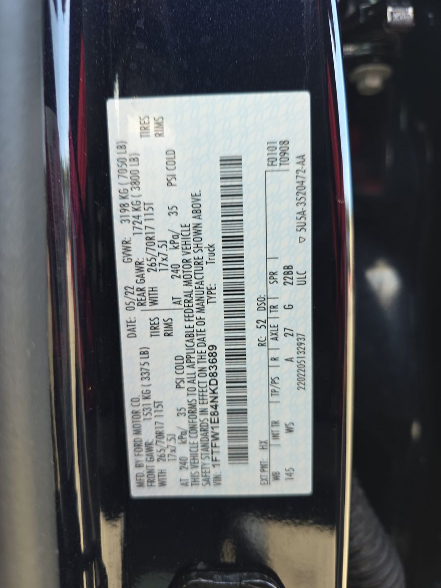 2022 Ford F-150 XL AWD