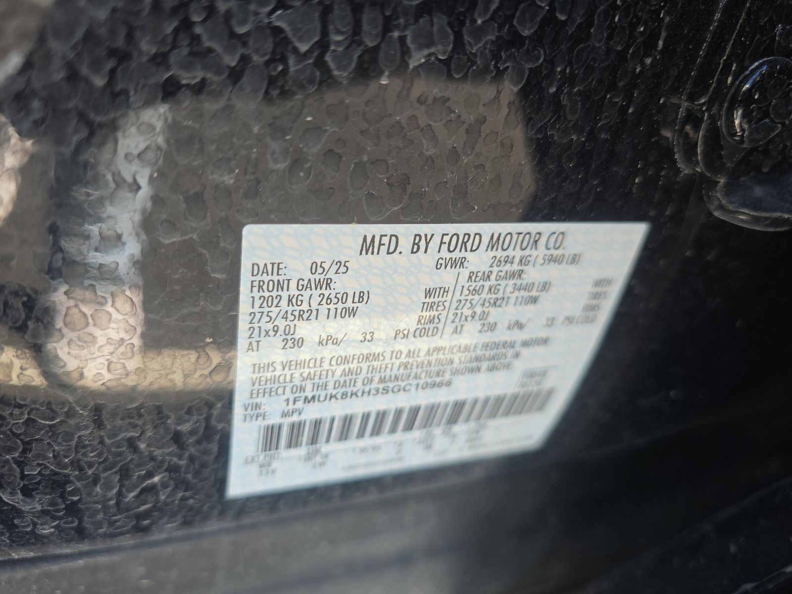 2025 Ford Explorer ST-Line AWD