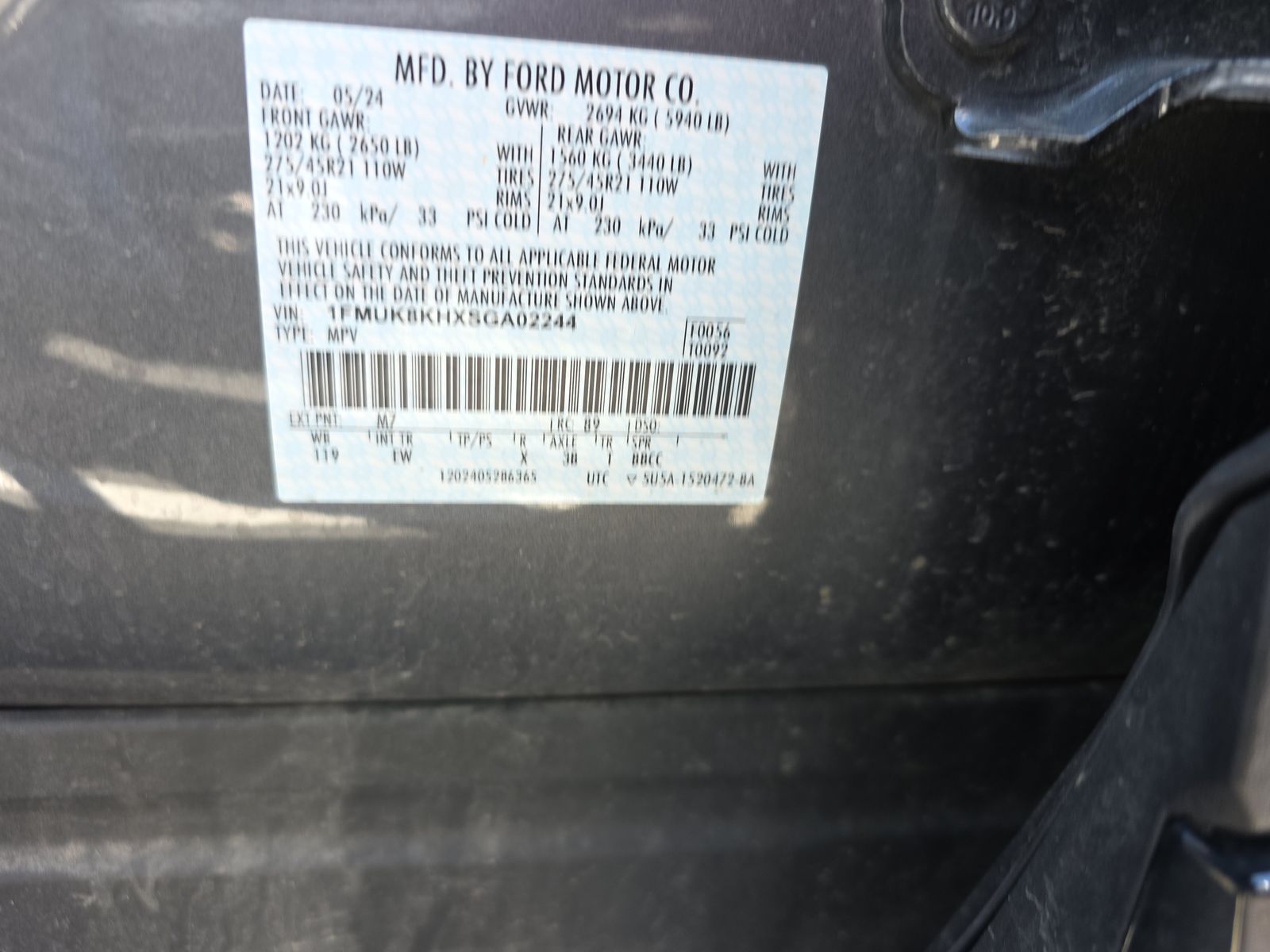 2025 Ford Explorer ST-Line AWD