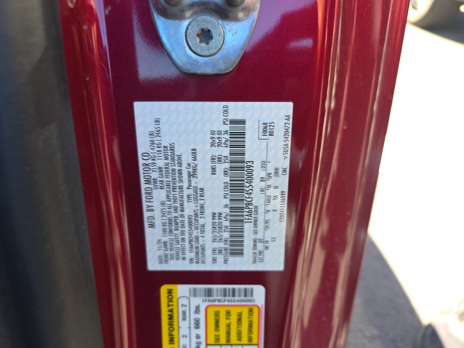 2025 Ford Mustang GT Premium RWD