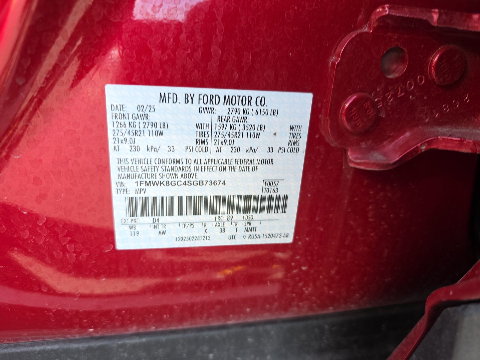 2025 Ford Explorer ST AWD