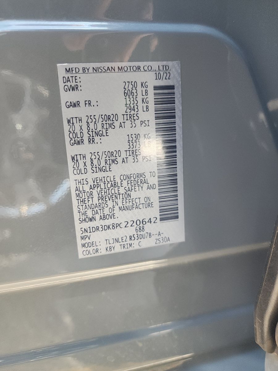 2023 Nissan Pathfinder Platinum AWD