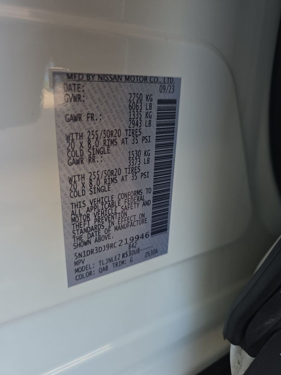 2024 Nissan Pathfinder Platinum AWD