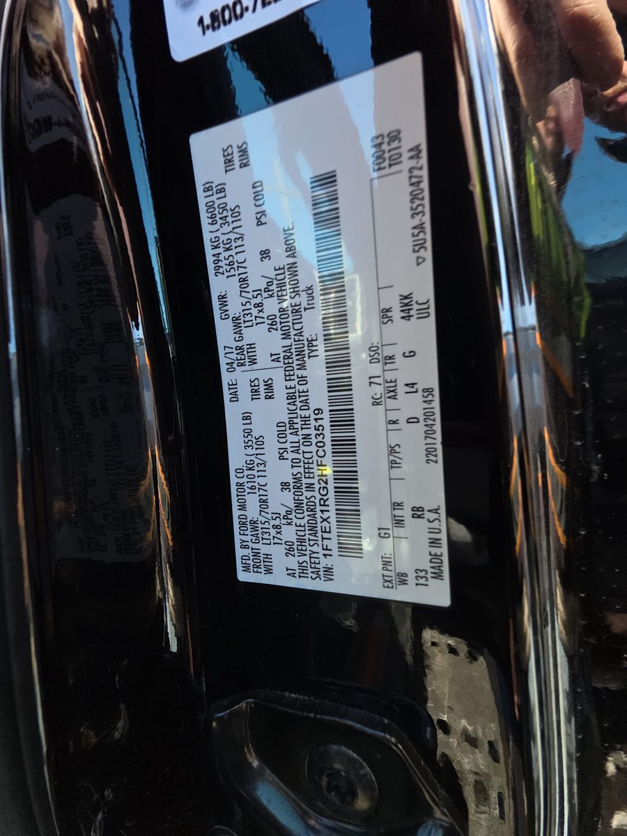 2017 Ford F-150 Raptor AWD