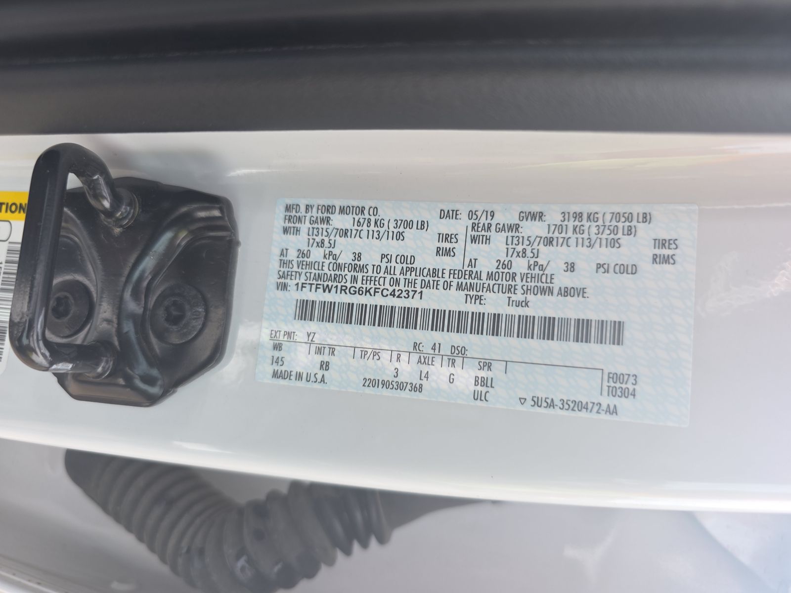 2019 Ford F-150 Raptor AWD