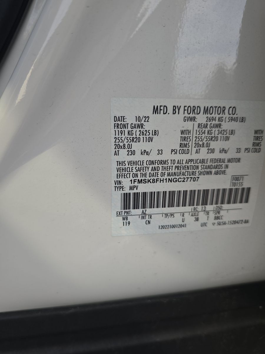 2022 Ford Explorer Limited AWD