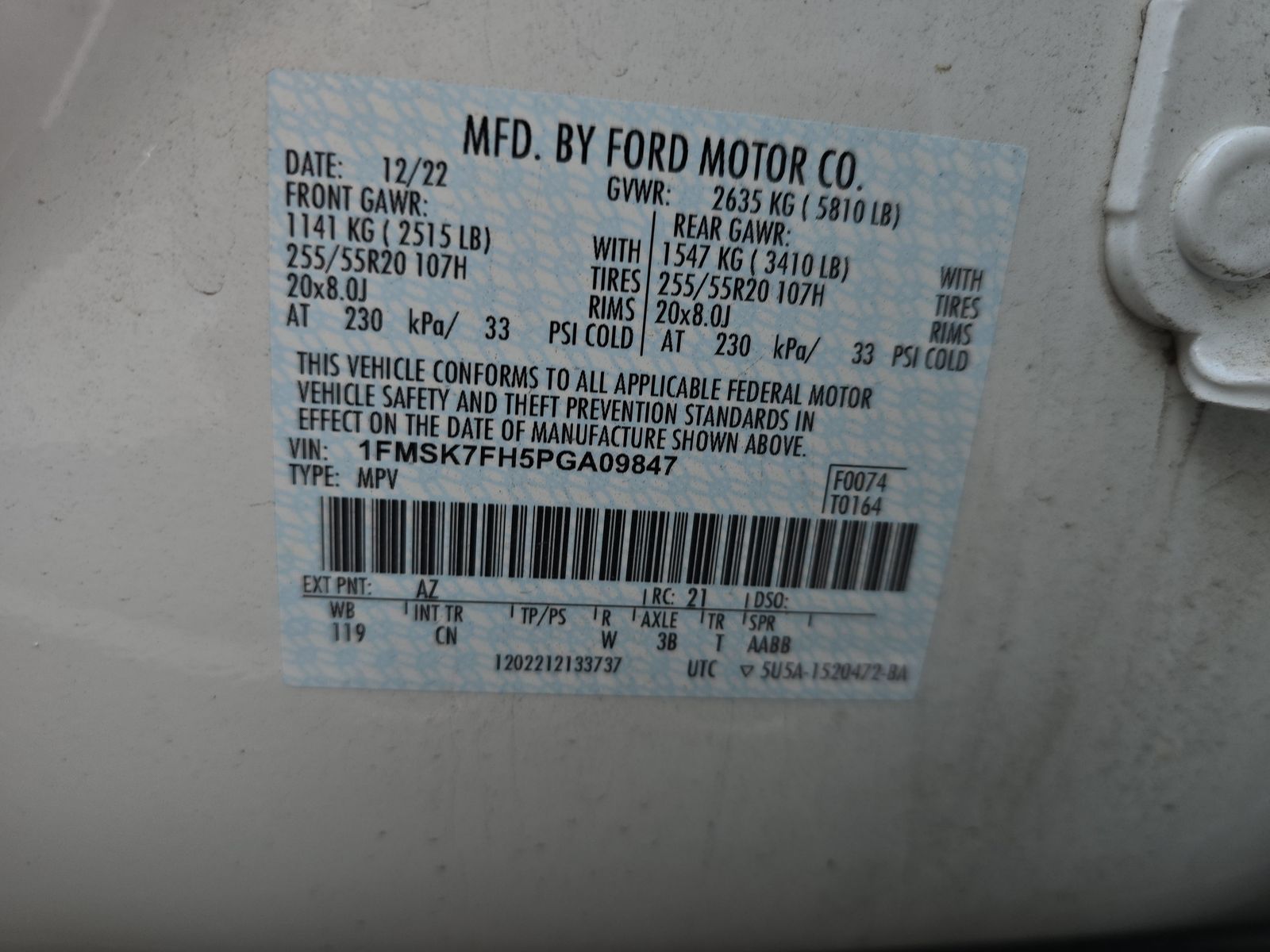 2023 Ford Explorer Limited FWD