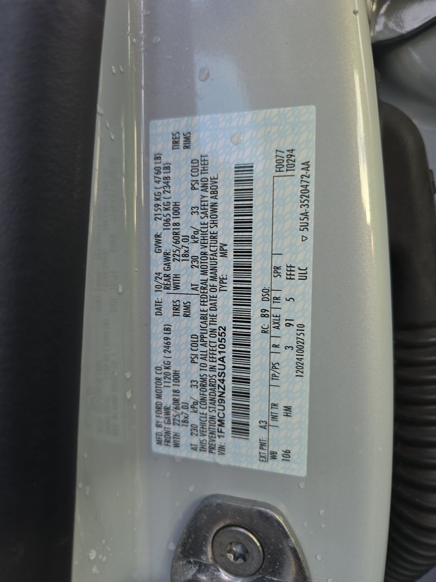 2025 Ford Escape Hybrid ST-Line Elite AWD