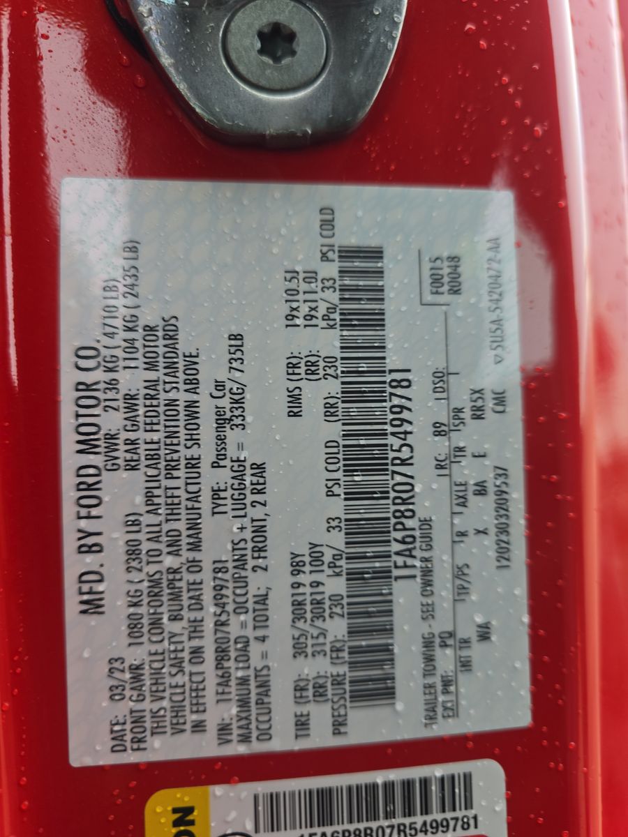 2024 Ford Mustang Dark Horse RWD