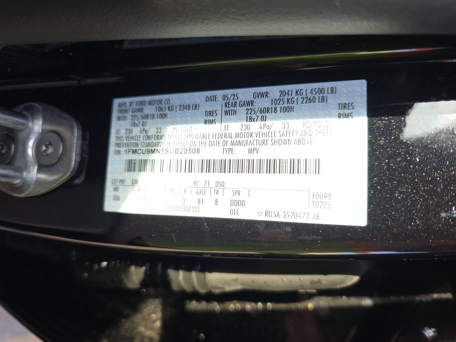 2025 Ford Escape ST-Line AWD