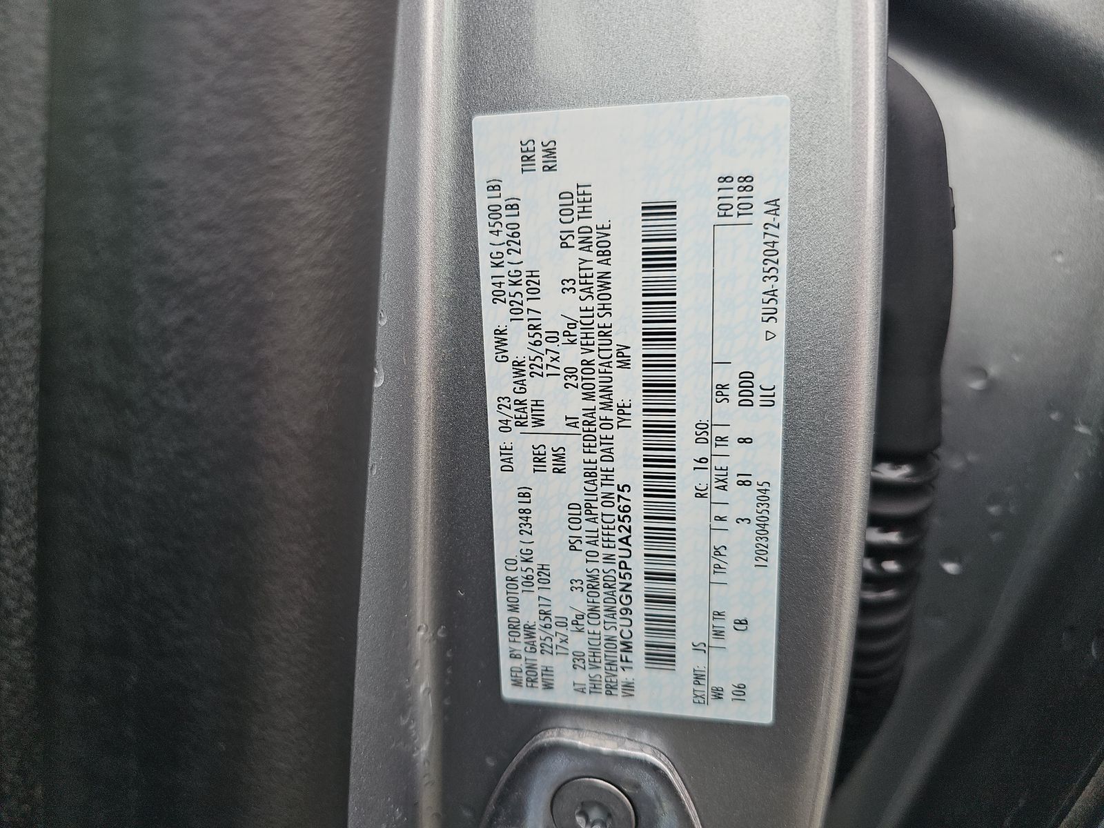 2023 Ford Escape Active AWD