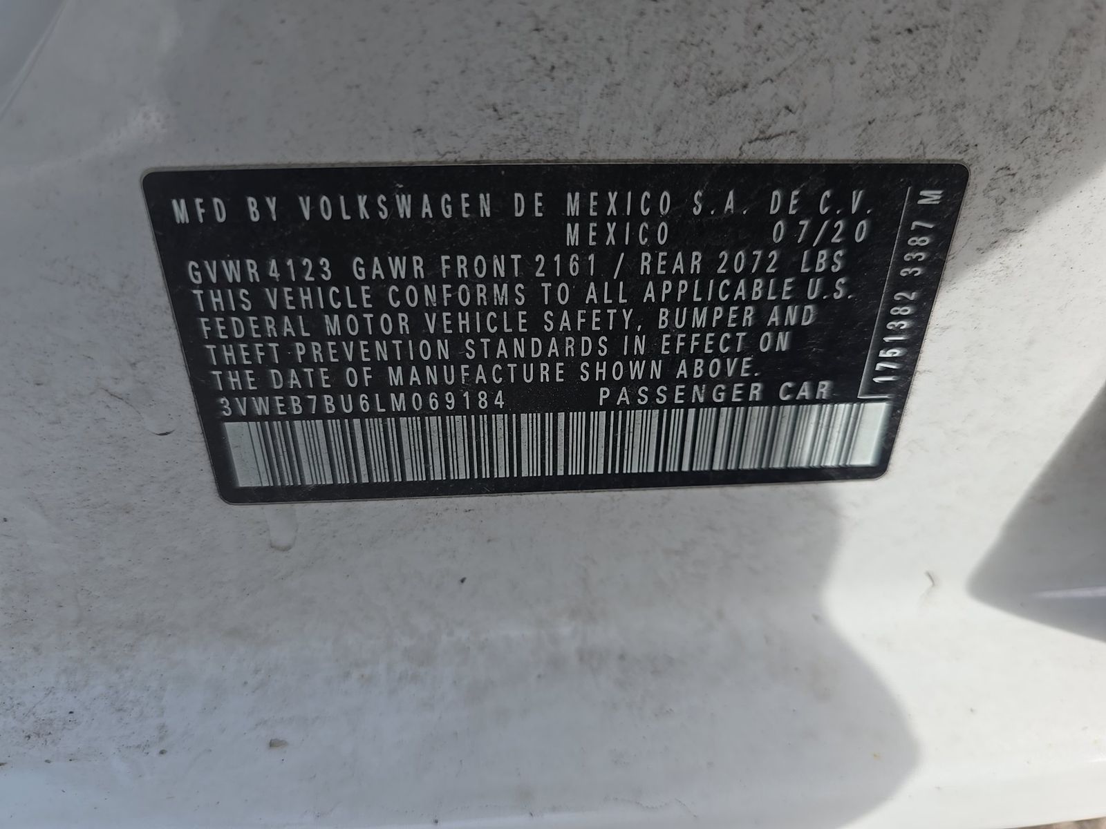 2020 Volkswagen Jetta 1.4T SEL FWD