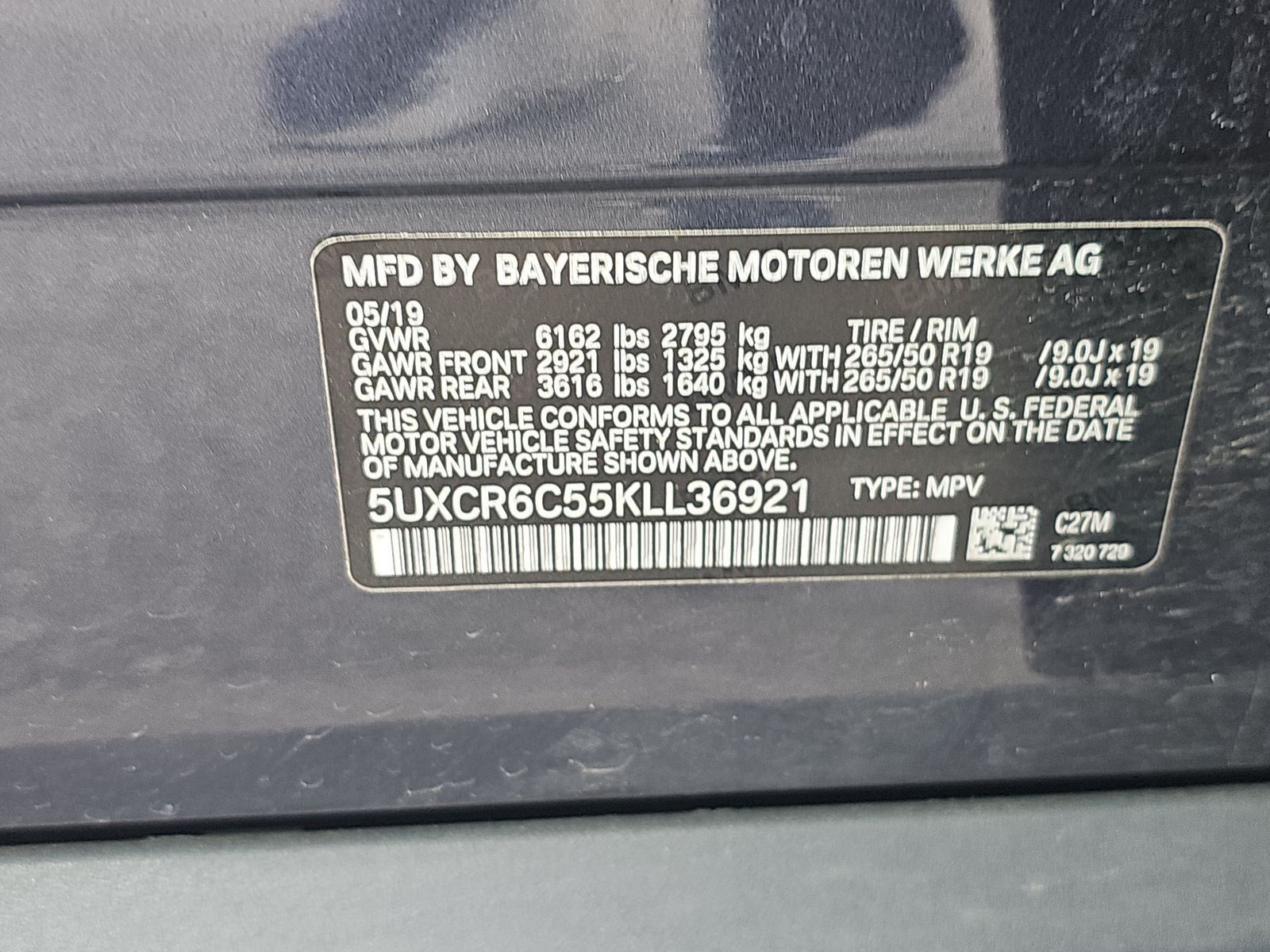 2019 BMW X5 xDrive40i AWD