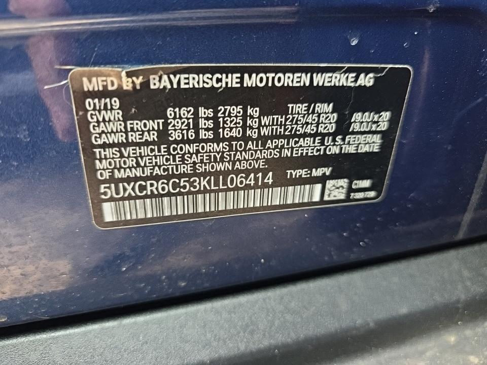 2019 BMW X5 xDrive40i AWD