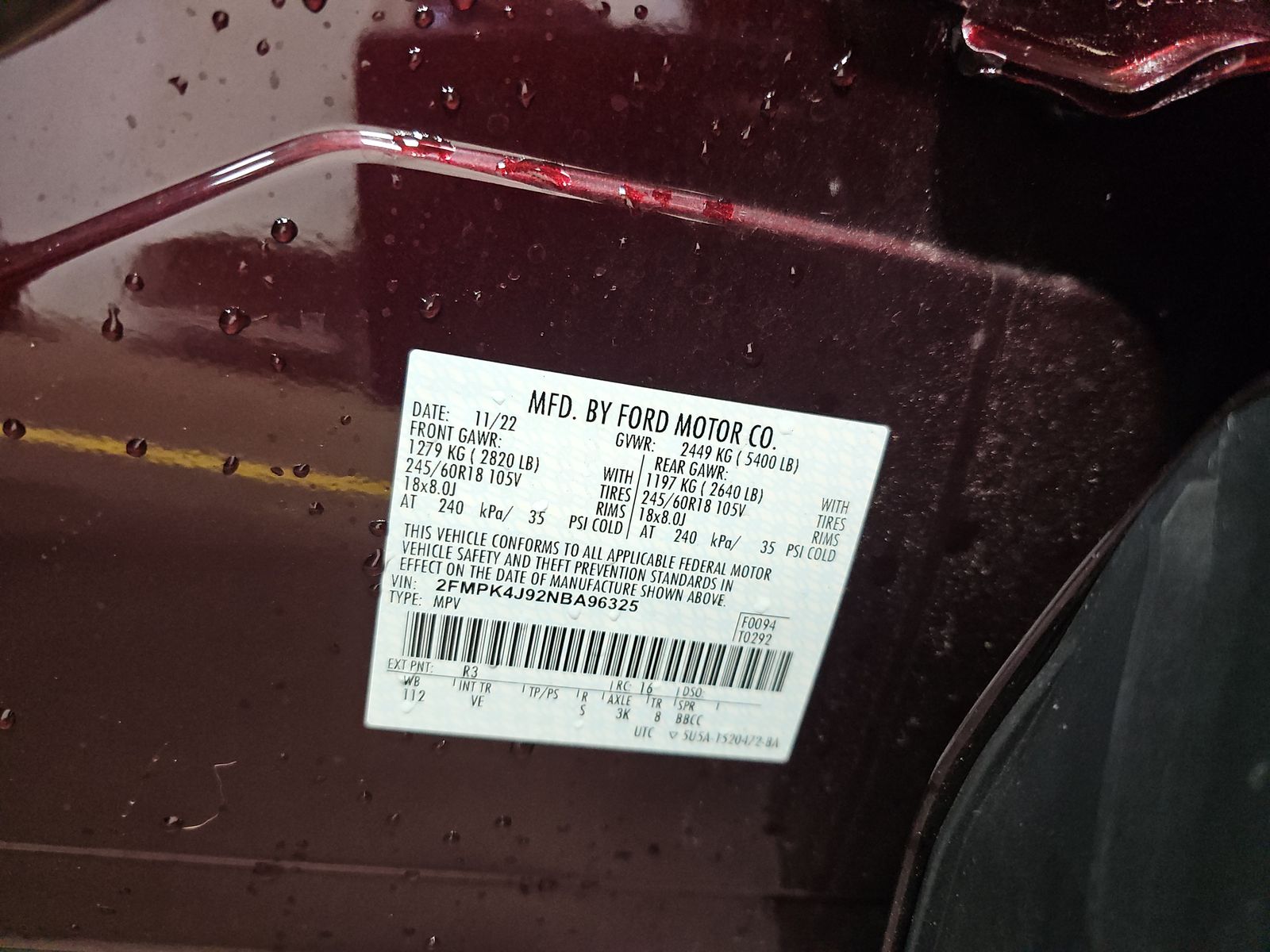 2022 Ford Edge SEL AWD