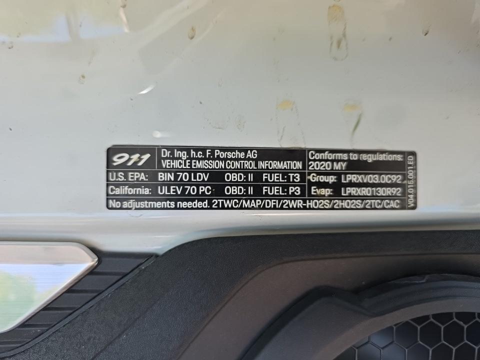 2020 Porsche 911 Carrera RWD