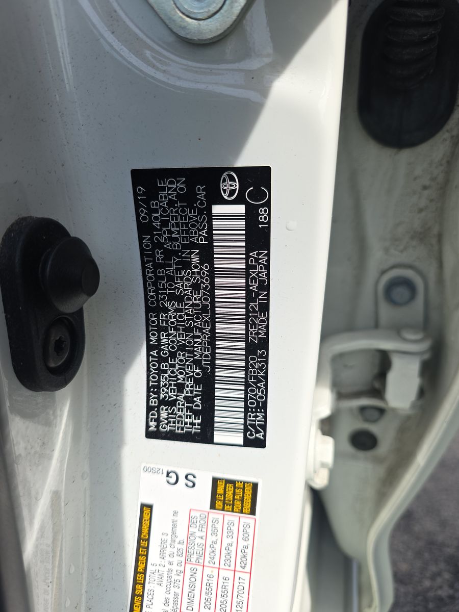 2020 Toyota Corolla LE FWD