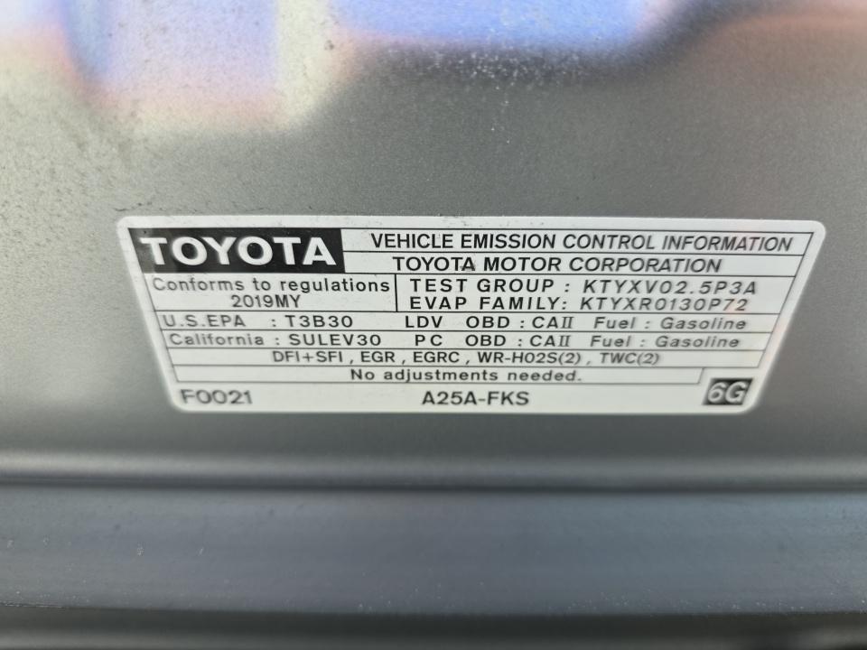 2019 Toyota Camry XLE FWD