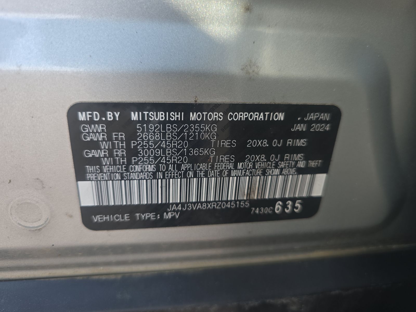 2024 Mitsubishi Outlander SE FWD