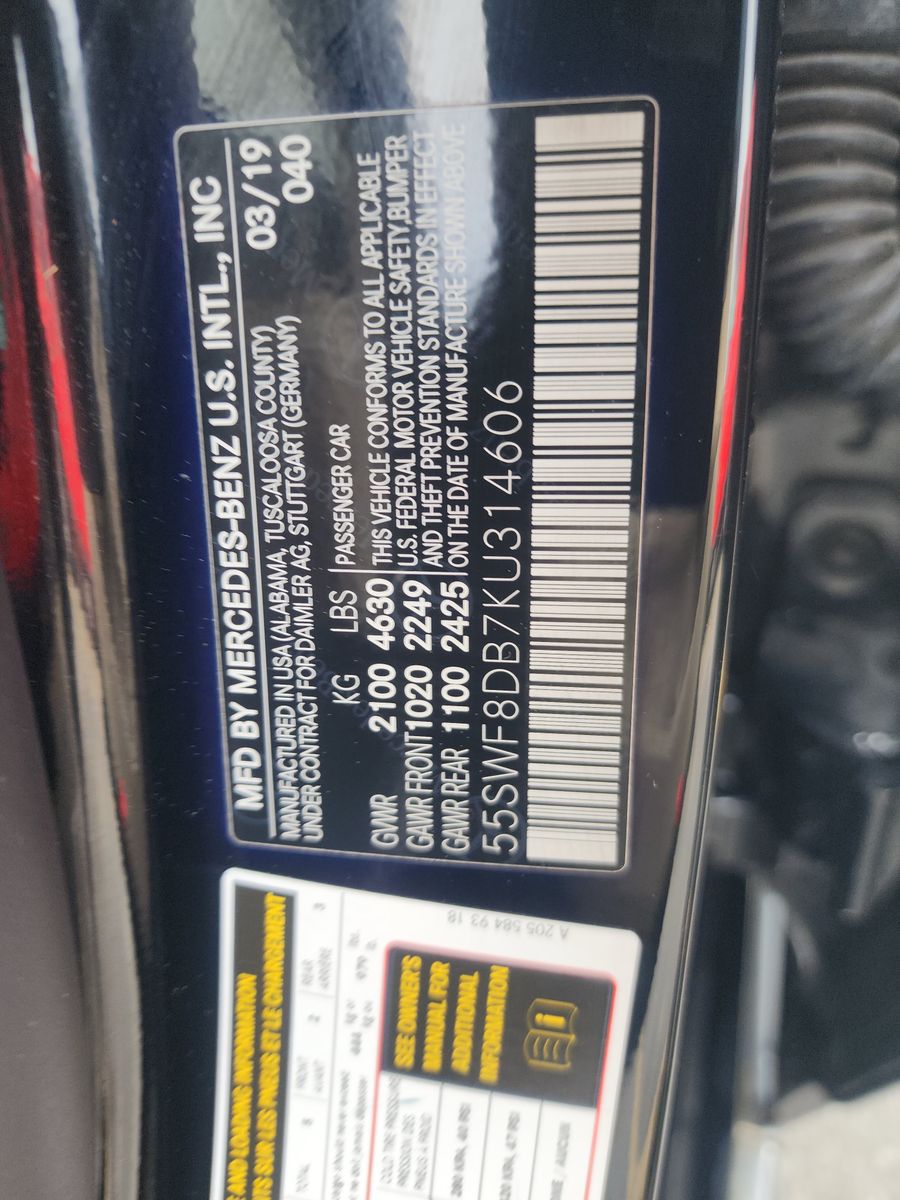 2019 Mercedes-Benz C-Class C 300 RWD