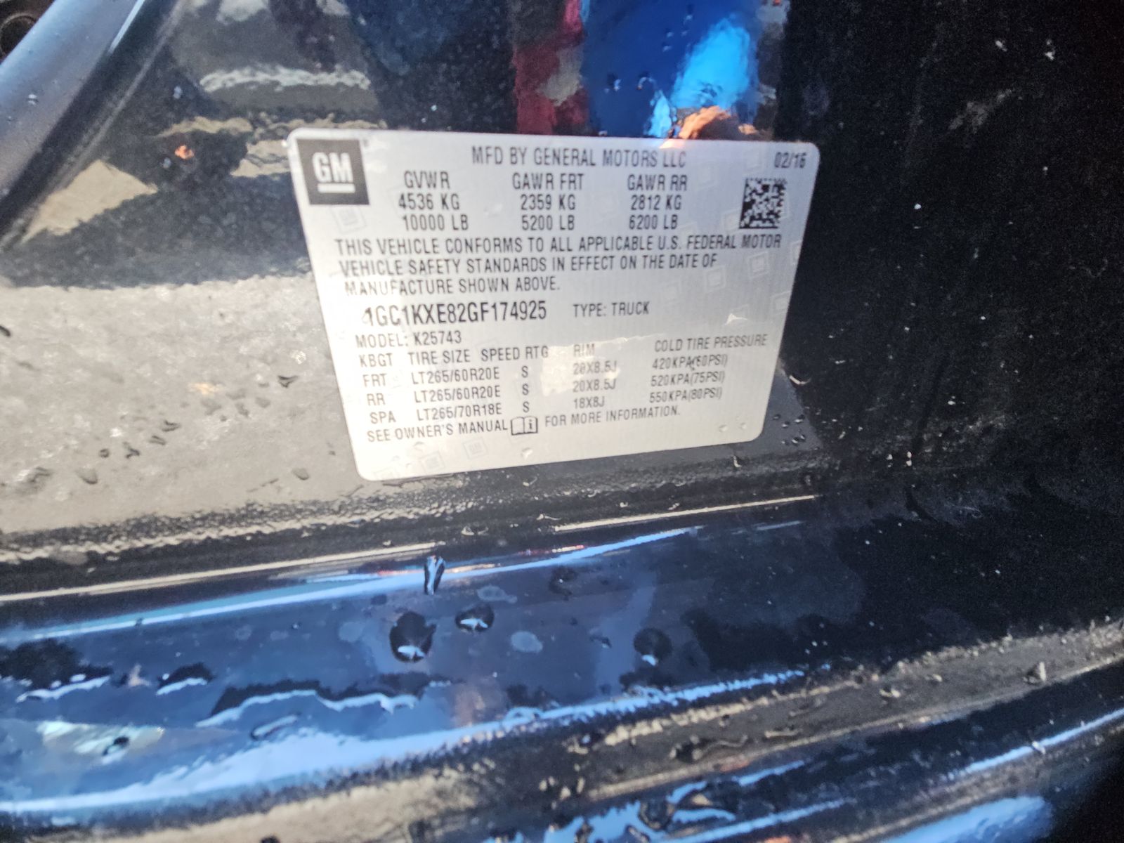 2016 Chevrolet Silverado 2500HD High Country AWD