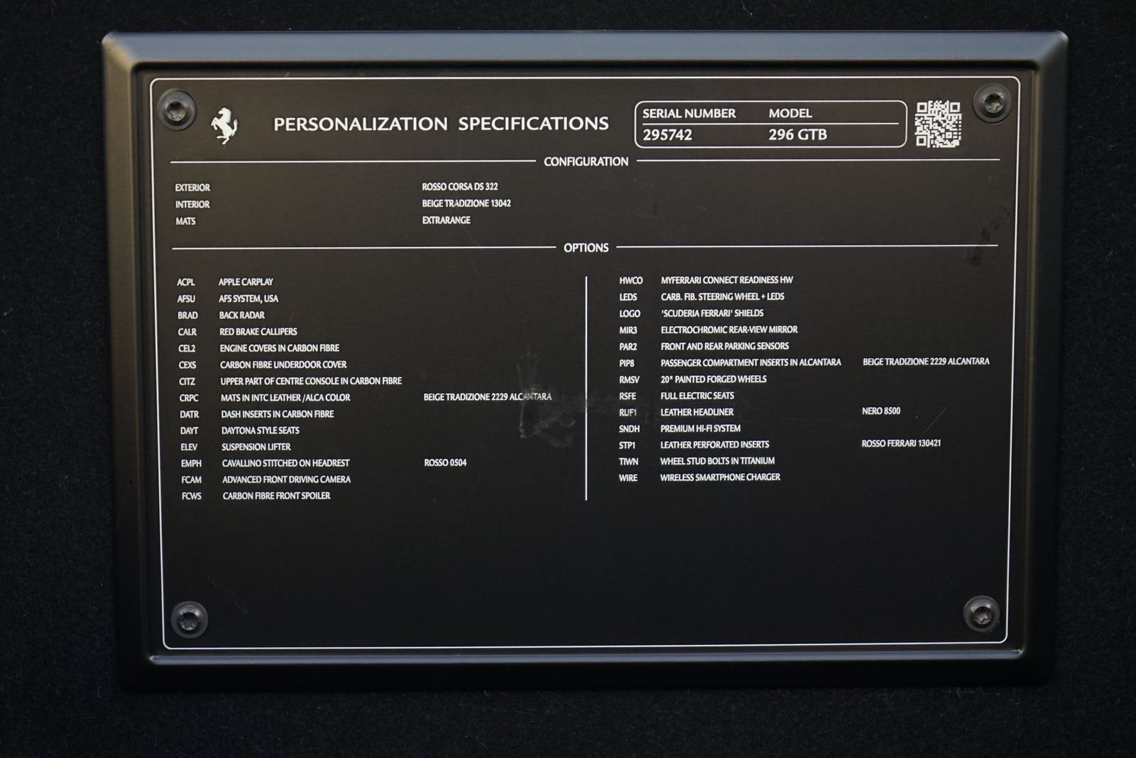 2023 Ferrari 296 GTB Base RWD