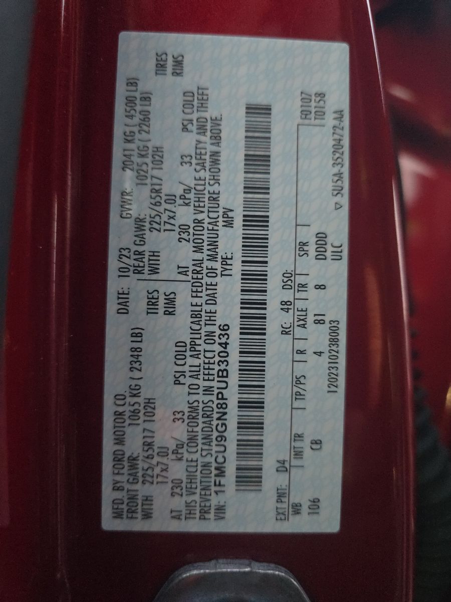 2023 Ford Escape Active AWD