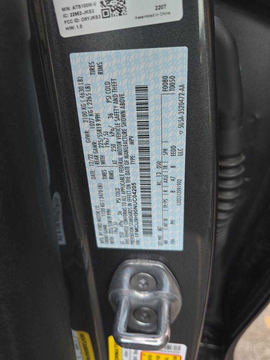 2022 Ford Escape SEL AWD