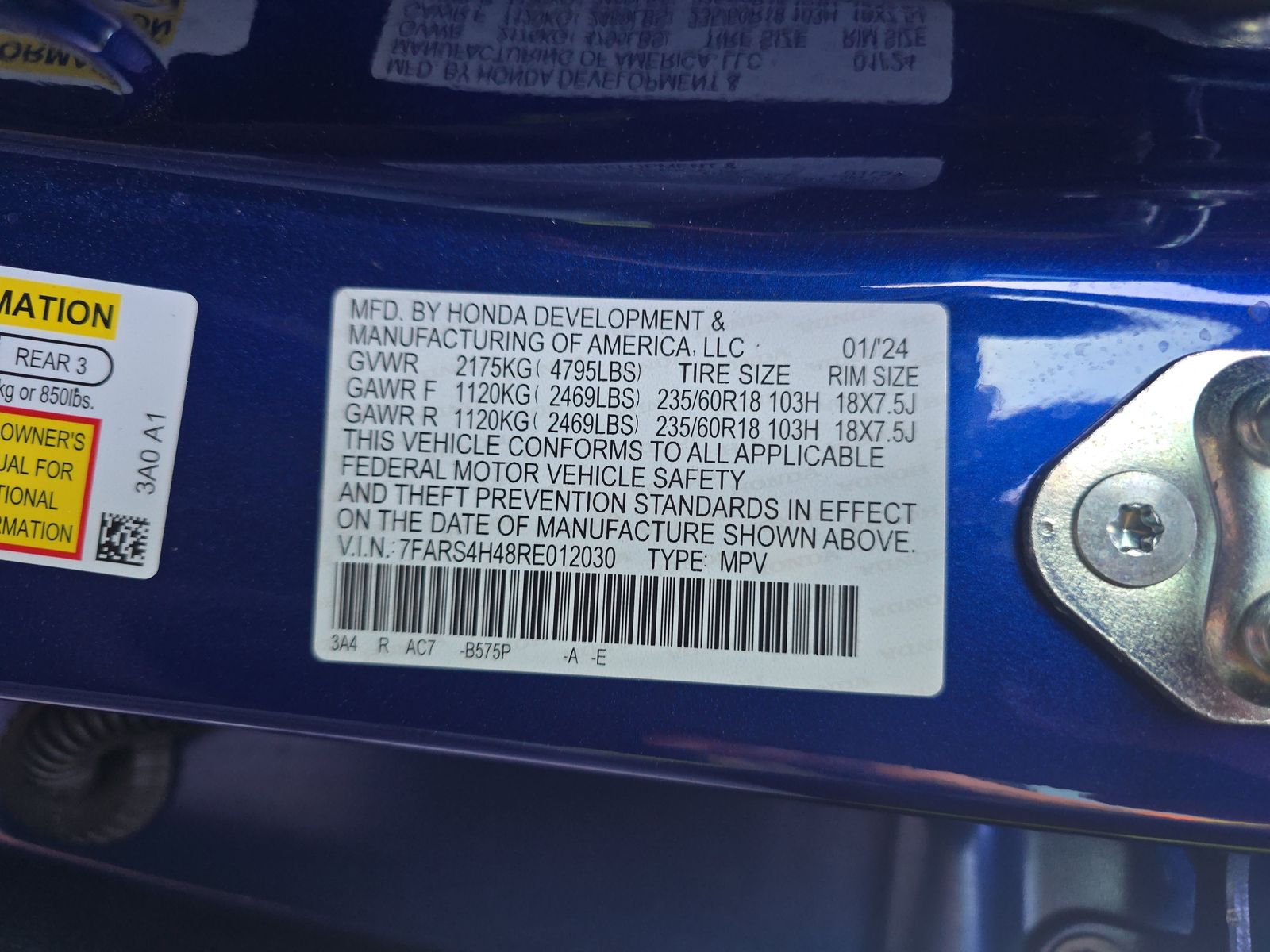 2024 Honda CR-V EX AWD