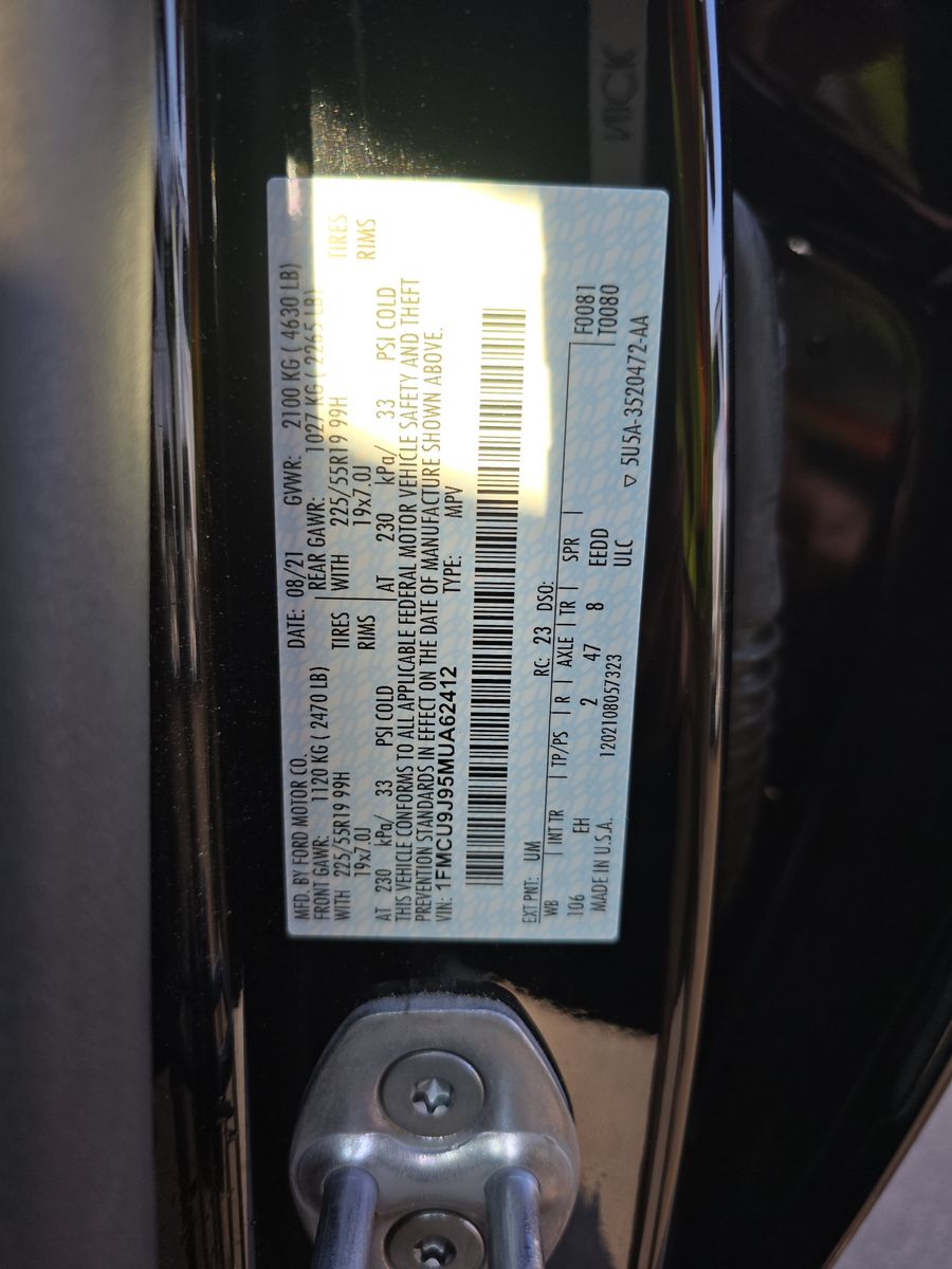 2021 Ford Escape Titanium AWD