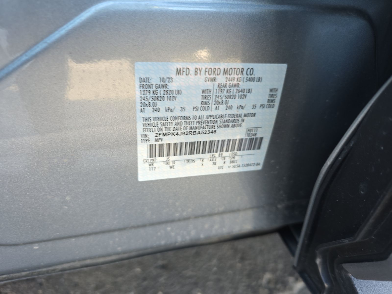 2024 Ford Edge ST-Line AWD