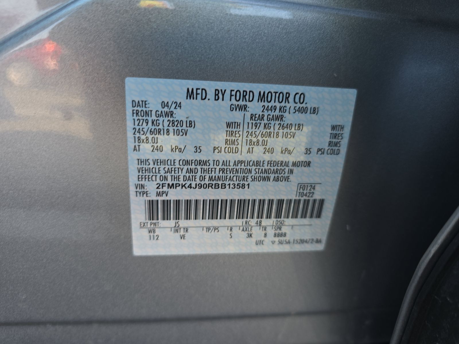 2024 Ford Edge SEL AWD