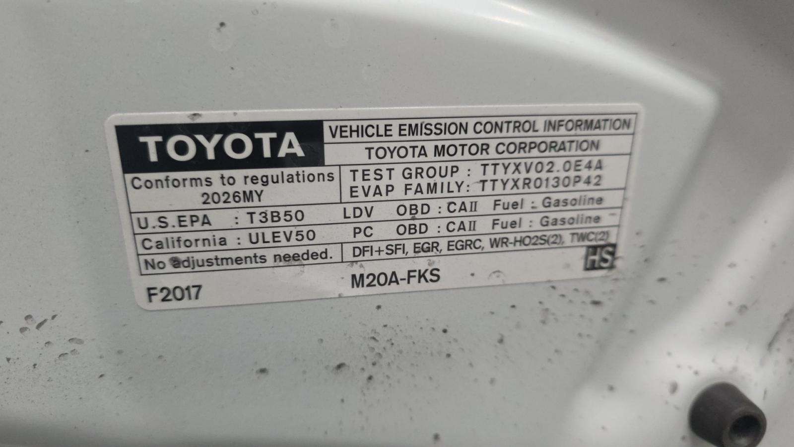 2026 Toyota Corolla LE FWD