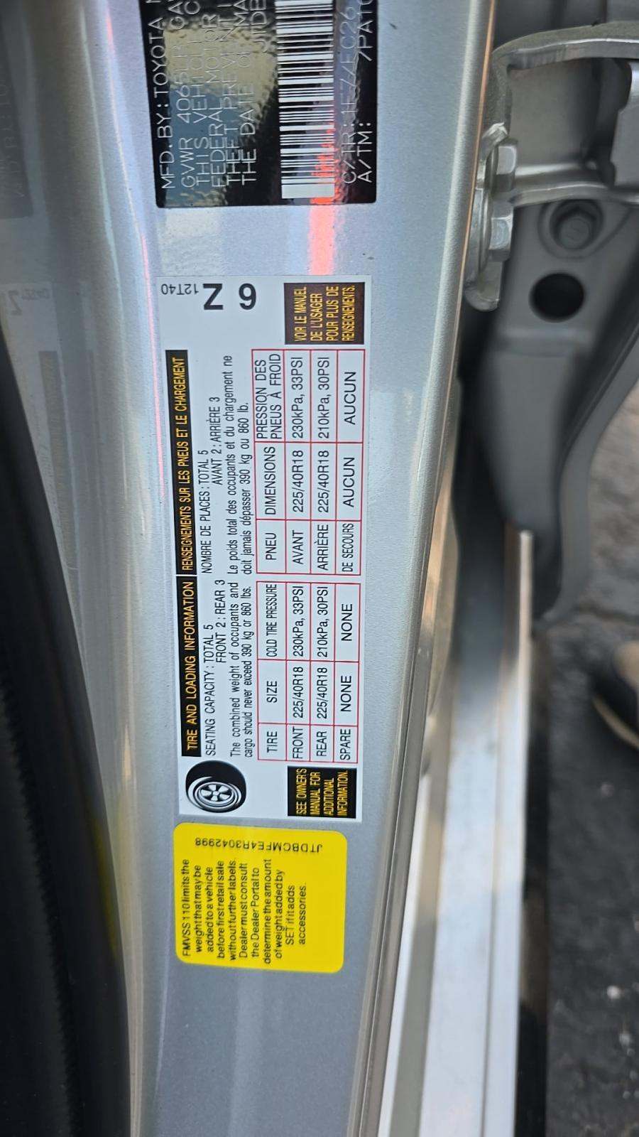 2024 Toyota Corolla Hybrid SE FWD