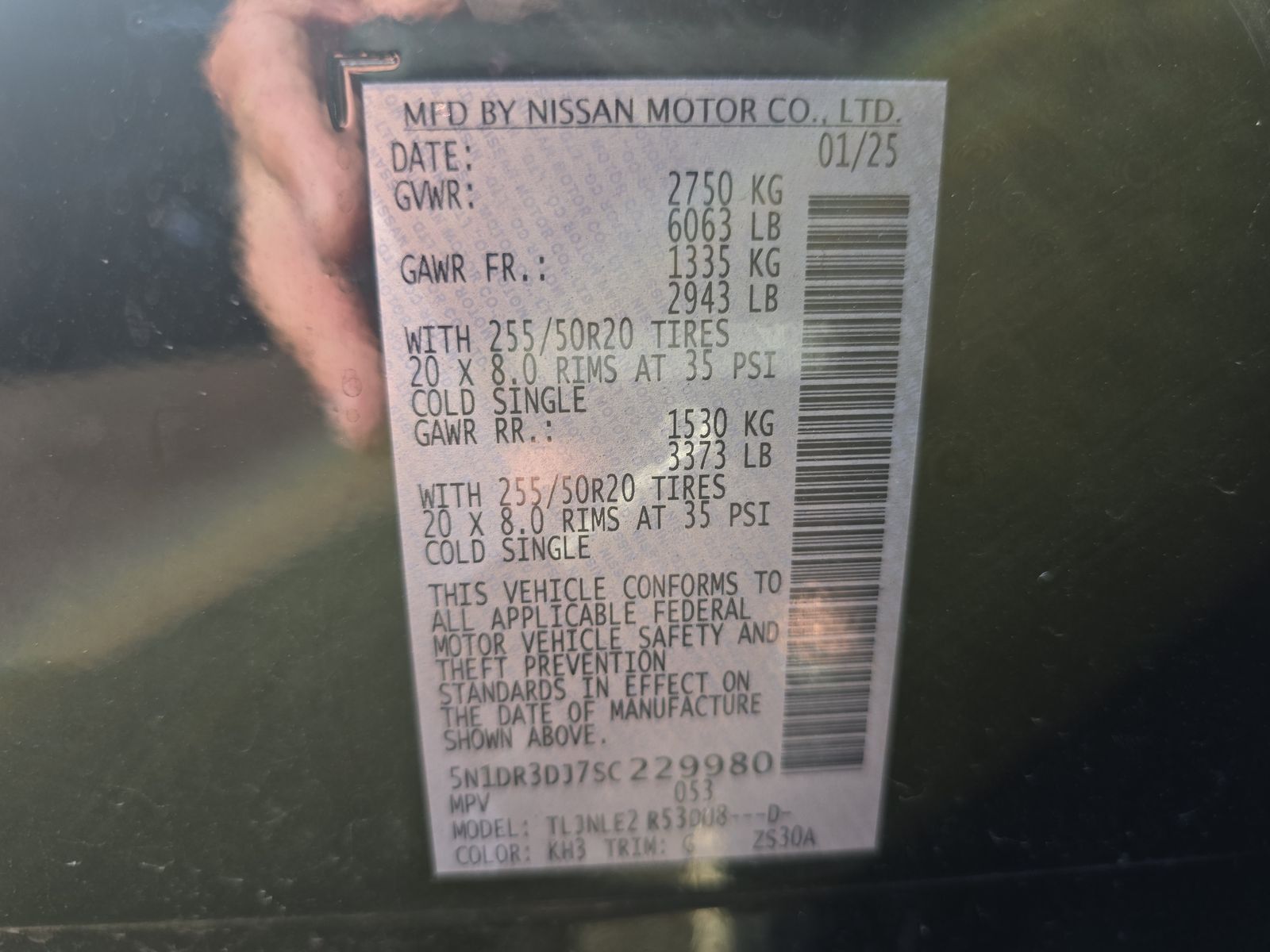 2025 Nissan Pathfinder Platinum AWD