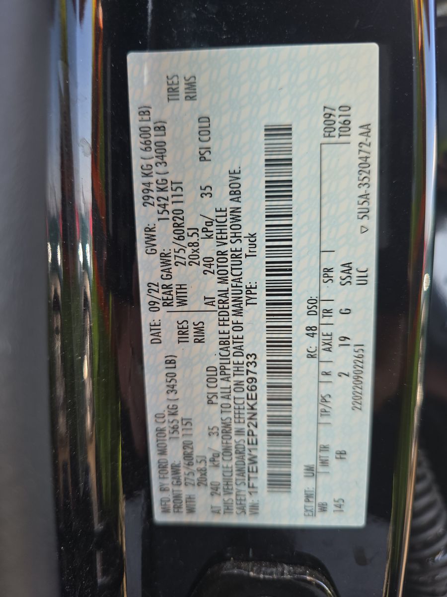 2022 Ford F-150 XLT AWD