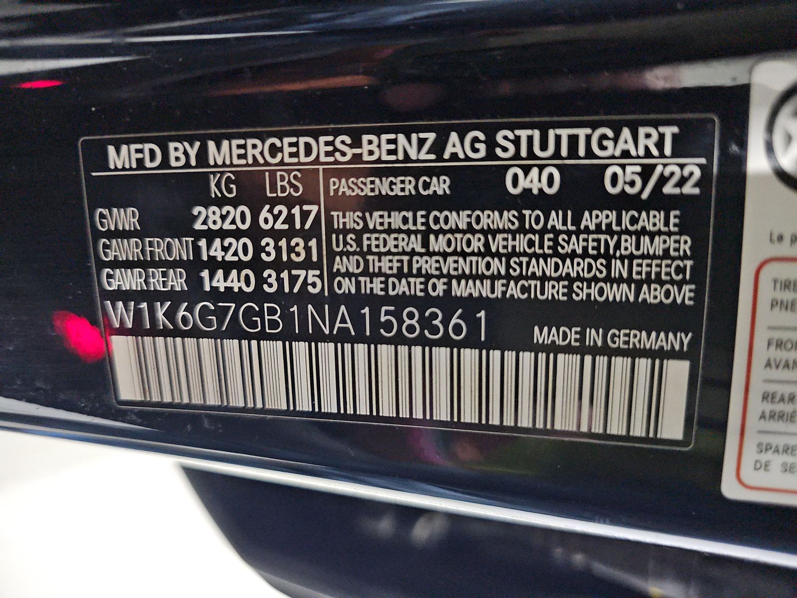 2022 Mercedes-Benz S-Class S 580 AWD